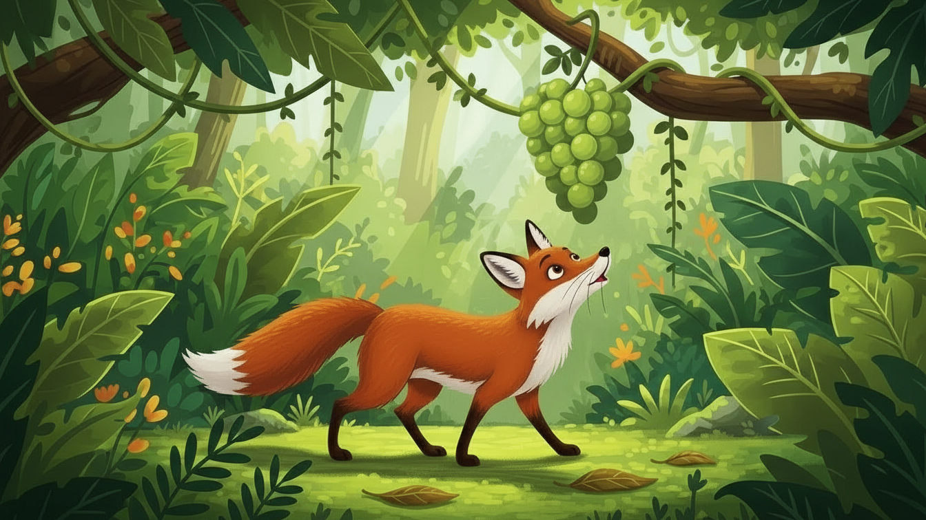 lomdi aur angoor moral story for kids