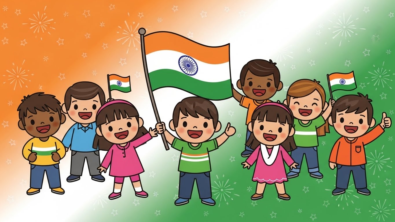 26 January Republic Day for Kids